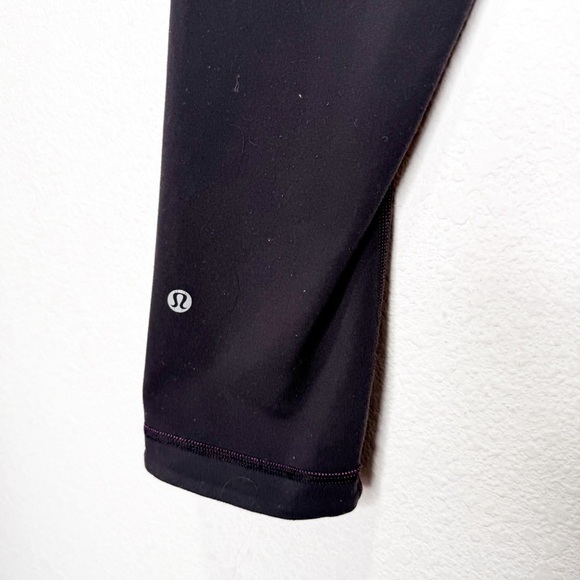 Lululemon Wunder Under Crop III Reversible Leggings Ultra Violet & Black - Picture 9 of 11